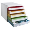 Module de classement Big Box Maxi 6 tiroirs Black Office