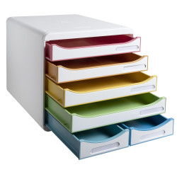 Module de classement Big Box Maxi 6 tiroirs Black Office
