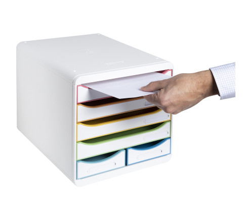 Module de classement Big Box Maxi 6 tiroirs Black Office