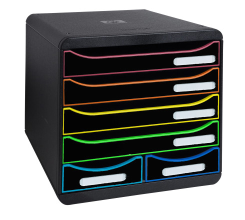 Module de classement Big Box Maxi 6 tiroirs Black Office