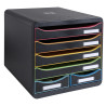 Module de classement Big Box Maxi 6 tiroirs Black Office