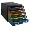 Module de classement Big Box Maxi 6 tiroirs Black Office