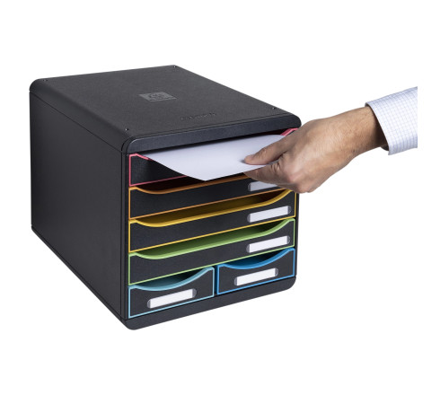 Module de classement Big Box Maxi 6 tiroirs Black Office