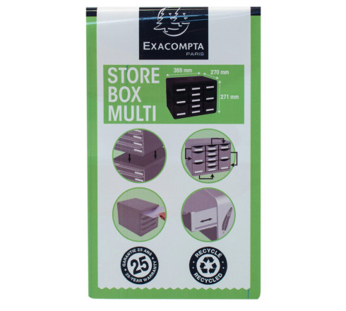 Moule de classement Storebox Multi 11 tiroirs Bee Blue