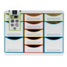 Moule de classement Storebox Multi 11 tiroirs Black Office