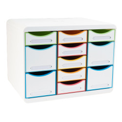 Moule de classement Storebox Multi 11 tiroirs Black Office