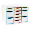 Moule de classement Storebox Multi 11 tiroirs Black Office