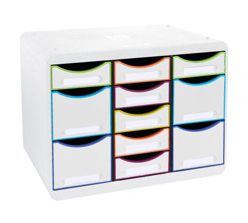 Moule de classement Storebox Multi 11 tiroirs Black Office