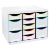 Moule de classement Storebox Multi 11 tiroirs Black Office