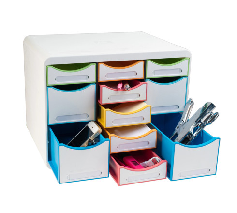 Moule de classement Storebox Multi 11 tiroirs Black Office