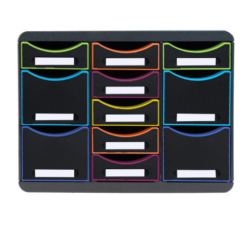 Moule de classement Storebox Multi 11 tiroirs Black Office