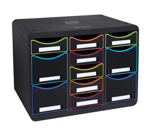 Moule de classement Storebox Multi 11 tiroirs Black Office