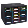 Moule de classement Storebox Multi 11 tiroirs Black Office
