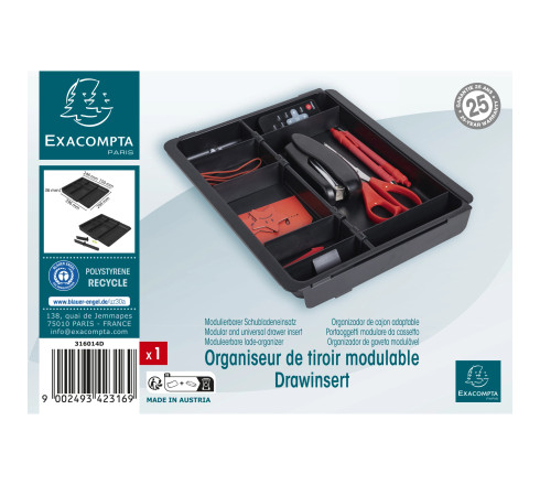 Organiseur de tiroir Drawinsert Ecoblack