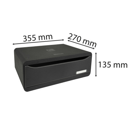 Module de classement Toolbox 1 tiroir Ecoblack