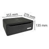 Module de classement Toolbox 1 tiroir Ecoblack