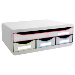 Module de classement Toolbox 4 tiroirs Black Office