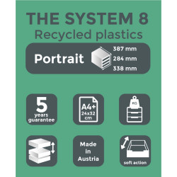 Module de classement The Sytem 8 Office 8 tiroirs