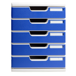 Module de classement Modulo Office 5 tiroirs fermés