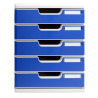 Module de classement Modulo Office 5 tiroirs fermés