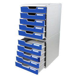 Module de classement Modulo Office 5 tiroirs fermés