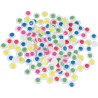 Sachet de 200 yeux mobiles à coller diamètre 10 mm 5 couleurs assortie