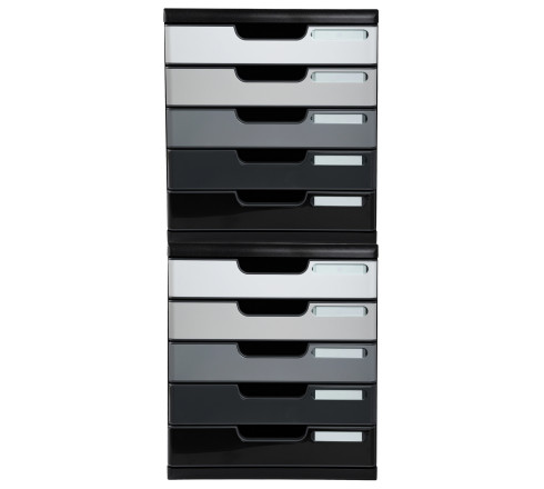 Module de classement Modulo Shades of Grey 5 tiroirs fermés