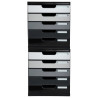 Module de classement Modulo Shades of Grey 5 tiroirs fermés