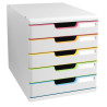 Module de classement Modulo Black Office 5 tiroirs fermés