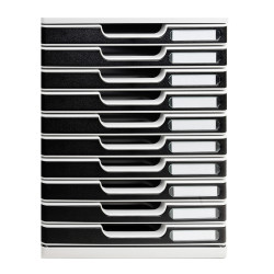 Module de classement Modulo Office 10 tiroirs fermés