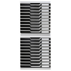 Module de classement Modulo Office 10 tiroirs fermés