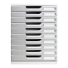 Module de classement Modulo Office 10 tiroirs fermés