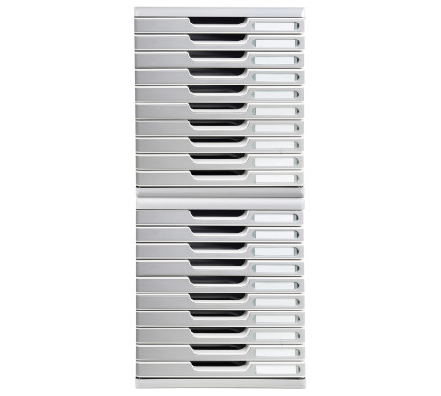 Module de classement Modulo Office 10 tiroirs fermés