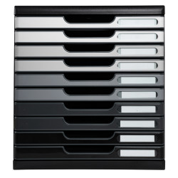 Module de classement Modulo Shades of Grey 10 tiroirs fermés
