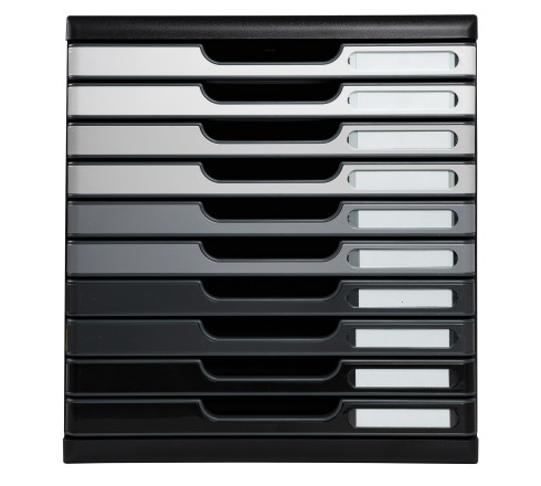Module de classement Modulo Shades of Grey 10 tiroirs fermés