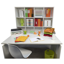 Module de classement Modulo Black Office 10 tiroirs fermés
