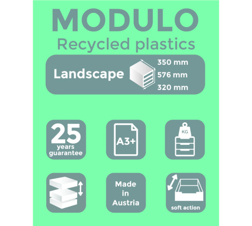 Module de classement Modulo Office 5 tiroirs A3