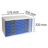 Module de classement Modulo Office 10 tiroirs A3