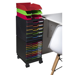 Set à roulettes pour modulos Roller set Office