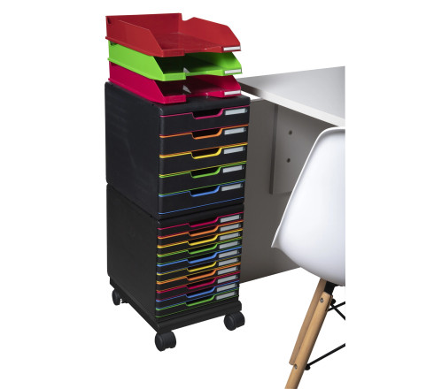 Set à roulettes pour modulos Roller set Office