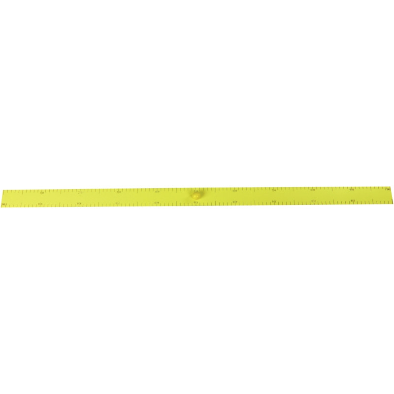 Règle plate en bois aimantée Dimensions : 1 mètre