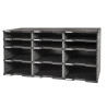 Module de classement Modulodoc - set 12 cases sans tiroirs Ecoblack