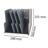 Trieur vertical Modulotop Office 5 intercalaires