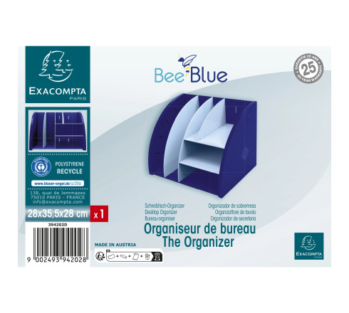 Organiseur de bureau The Organizer Bee Blue
