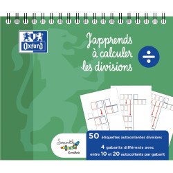 Bloc de gabarits de divisions, 50 étiquettes