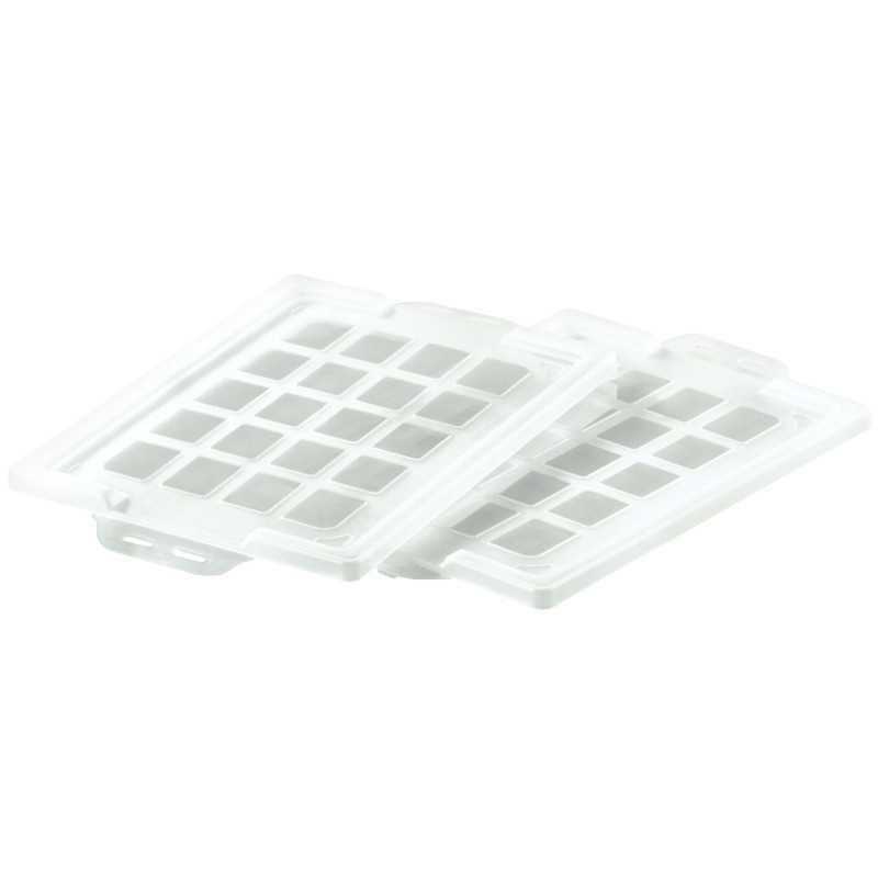 Lot de 6 couvercles transparents pour bac