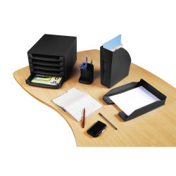 Corbeille à courrier Combo Midi Ecoblack