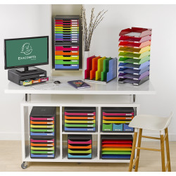 Corbeille à courrier Combo Midi Ecoblack