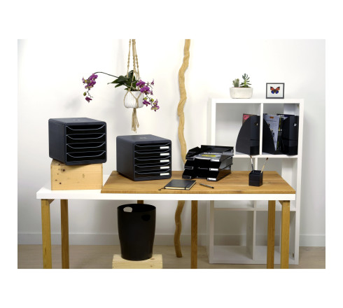 Corbeille à courrier Combo Midi Ecoblack