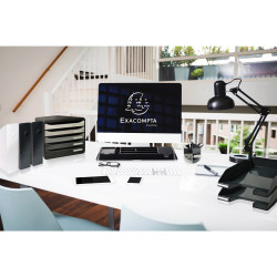 Corbeille à courrier Combo Midi Ecoblack